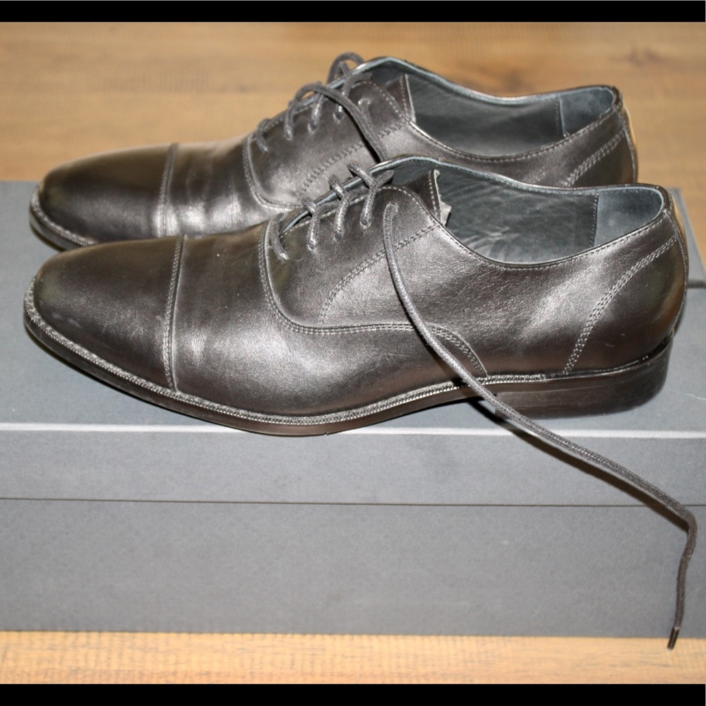 GORDON RUSH CAP-TOE OXFORD SHOES 7.5